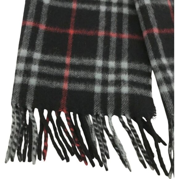 255154BH (S1) Burberry Scarf Black Silk - Picture 2 of 8